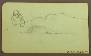 Rysunek, Pejzaż; Verso: Rysunek, Pejzaż, 1883 autorstwa Frederic Edwin Church