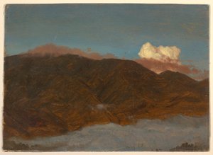 Rysunek, Krajobraz górski, maj 1865 r. autorstwa Frederic Edwin Church
