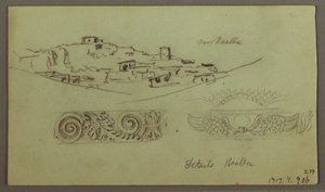 Rysunek, Studium krajobrazu górskiego, 6 maja 1868 r. autorstwa Frederic Edwin Church