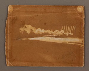 Rysunek, wodospad Niagara, prawdopodobnie 1856 r. autorstwa Frederic Edwin Church
