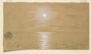 Rysunek, Pejzaże morskie, Nowa Fundlandia, 6 lipca 1859, 1859 autorstwa Frederic Edwin Church