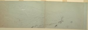 Rysunek, szkice, Bloxburgh, Jamajka, 1865 r. autorstwa Frederic Edwin Church