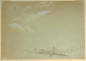 Rysunek, szkice, Bloxburgh, Jamajka, 1865 r. autorstwa Frederic Edwin Church
