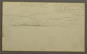 Rysunek, Studium nieba, prawdopodobnie 1857-58 autorstwa Frederic Edwin Church