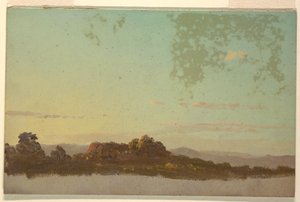 Rysunek, Pejzaż letni, 1870-80 autorstwa Frederic Edwin Church