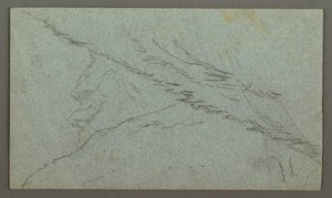 Rysunek, Tauern Peaks, The K nigss, lipiec 1868 r. autorstwa Frederic Edwin Church