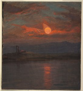 Rysunek, Rydwan fantazji słońca, prawdopodobnie 1868-69 autorstwa Frederic Edwin Church