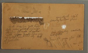 Rysunek, burza, góry, rzeźba dewocyjna, Austria lub Bawaria, 1868 r. autorstwa Frederic Edwin Church