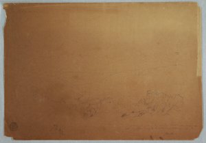 Rysunek, widok doliny w pobliżu Pandi, Kolumbia, lipiec 1853 r. autorstwa Frederic Edwin Church