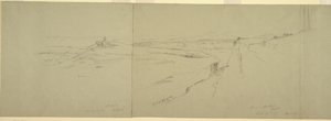 Rysunek, Widok z Akropolu, 1869 r. autorstwa Frederic Edwin Church