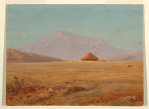 Ekwador ?, górski płaskowyż z chatą autorstwa Frederic Edwin Church