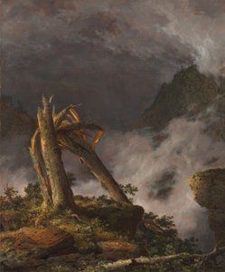 Frederic Edwin Church / Burza w górach, 1847 r. autorstwa Frederic Edwin Church