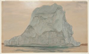 Szara góra lodowa autorstwa Frederic Edwin Church