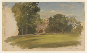 Dom w Hudson, Nowy Jork autorstwa Frederic Edwin Church