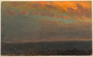 Dolina Hudsona ? o zachodzie słońca autorstwa Frederic Edwin Church