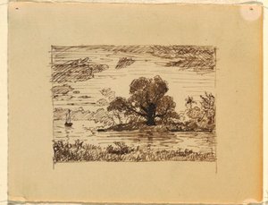 Wyimaginowany krajobraz rzeki autorstwa Frederic Edwin Church