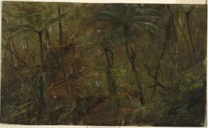 W lesie, Jamajka autorstwa Frederic Edwin Church