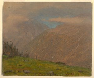 Alpy włoskie autorstwa Frederic Edwin Church