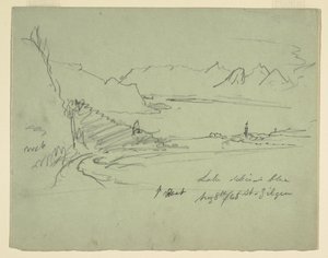 Krajobraz w Austrii, 5 sierpnia 1868 autorstwa Frederic Edwin Church
