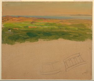 Krajobraz, w pobliżu Syrii lub Grecji autorstwa Frederic Edwin Church
