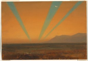 Krajobraz z zachodem słońca autorstwa Frederic Edwin Church