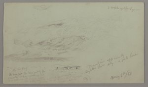 Krajobrazy w pobliżu Baalbek, Liban autorstwa Frederic Edwin Church