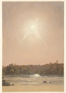 Późne popołudniowe słońce nad strumieniem autorstwa Frederic Edwin Church
