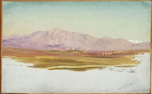Monte Guinaro, góry Sabine, 1869 autorstwa Frederic Edwin Church