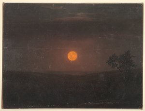 światło księżyca autorstwa Frederic Edwin Church