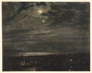 Wybrzeże Księżycowe (prawdopodobnie Maine) autorstwa Frederic Edwin Church