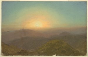 Poranny krajobraz autorstwa Frederic Edwin Church