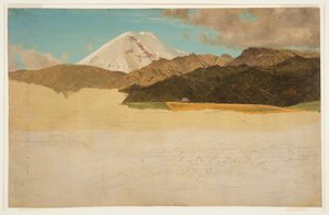 Góra Chimborazo i Guaranda, Ekwador autorstwa Frederic Edwin Church