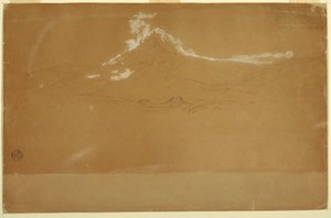 Góra Chimborazo, w pobliżu Guanojo i Guaranda, Ekwador autorstwa Frederic Edwin Church