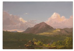 Mount Newport na Mount Desert Island, c.1851-53 autorstwa Frederic Edwin Church