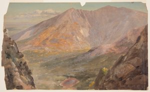 Góra Katahdin, wielki basen z góry South Turner autorstwa Frederic Edwin Church