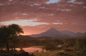 Góra Ktaadn autorstwa Frederic Edwin Church