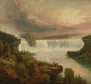 Wodospad Niagara (Wodospad Podkowa) autorstwa Frederic Edwin Church