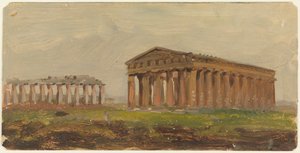 Paestum, świątynia Neptuna autorstwa Frederic Edwin Church