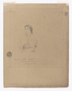 Portret boliwijskiej dziewczyny: Senorita Filetta Molina Bolador del Carmen, Kolumbia autorstwa Frederic Edwin Church