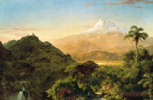 Krajobraz Ameryki Południowej autorstwa Frederic Edwin Church