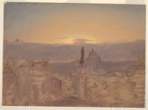 Bazylika św. Piotra z Pincio, Rzym autorstwa Frederic Edwin Church