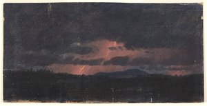 Burza nad Doliną Hudson, 1867. autorstwa Frederic Edwin Church