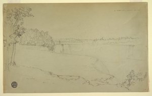 Studia. Wodospad Niagara. autorstwa Frederic Edwin Church