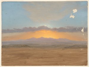 Zachód słońca autorstwa Frederic Edwin Church