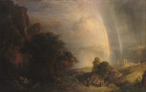 Morze Egejskie, ok. 1877 (olej na płótnie) autorstwa Frederic Edwin Church