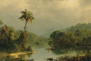Krajobraz tropikalny autorstwa Frederic Edwin Church
