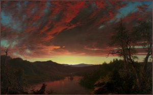 Zmierzch w dziczy autorstwa Frederic Edwin Church