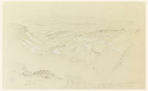 Dolina El Arabah autorstwa Frederic Edwin Church