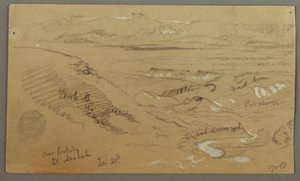 Widok na Wady el-Arabah autorstwa Frederic Edwin Church
