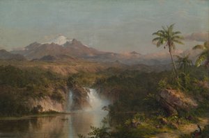 Widok na Cotopaxi autorstwa Frederic Edwin Church